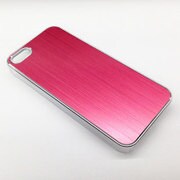 AC-P5-MT/BLC RD [iPhone 5s/5専用高級メタルヘアラインパネル]