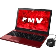 LIFEBOOK AH45/U 15.6型ワイド液晶/HDD1TB/ブルーレイディスクドライブ/Windows 8.1 Update 64ビット版/ルビーレッド FMVA45URP