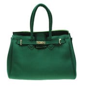 2009 [ハーイズム オープントップクラシックバッグ 2009 フォレストグリーン/グラス]