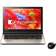 dynabook T95/RG 15.6型ワイド/4K液晶/HDD1TB/ブルーレイディスクドライブ/Windows 8.1Update 64ビット/ハイレゾ音源対応/サテンゴールド PT95RGP-LHA