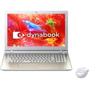 dynabook T55/RGD 15.6型ワイド/HDD1TB/ブルーレイディスクドライブ/Windows 8.1Update 64ビット/ハイレゾ音源対応/サテンゴールド/ヨドバシカメラオリジナル PT55RGX-BHAD