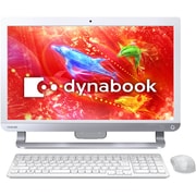 dynabook D41/RW 21.5型ワイド/HDD1TB/DVDスーパーマルチドライブ/Windows 8.1 Update 64ビット/リュクスホワイト PD41RWP-SHA