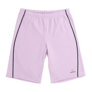 6514-0414 [リラックスハーフパンツ レディース M ライトパープル]