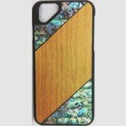 NBIPH6-BY318SCB [iPhone 6 4.7インチ用ケース iP6WOODCASE318SCBシェルミックス]