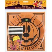 紙皿/紙コップ/紙ナフキン 各6個入 ディズニー ハロウィンパーティーセット