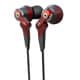 High-MFD SYSTEM HP-NHR21 インナーイヤーヘッドホン レッド HP-NHR21R