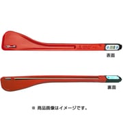 113090 [温度計付きスパトラ エグゾグラス製 L385mm 耐熱220℃]