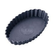 Exoglass(エグゾグラス) 耐熱プラスチック焼型 ギザタルトレット(オーバル) L117×W70mm 345202