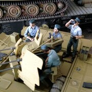 1/35 FN35097 独Flak38四連装対空砲員4体 1944年6月 シャツスタイル [1/35スケール プラモデル]