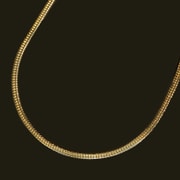 6面カット 25g 75cm Wセイフティ付 金 K18 喜平ネックレス