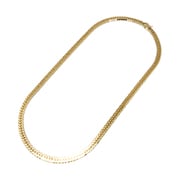 6面カット 50g 50cm Wセイフティ付 金 K18 喜平ネックレス