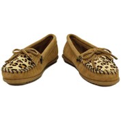 347F [モカシン LEOPARD KILTY MOC（レオパードキルティーモック） レディース 23.0cm トープ]