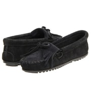 400 [モカシン KILTY SUEDE MOC HARDSOLE （キルティスエードモカシンハードソール） レディース 23.0cm ブラック]