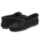 400 [モカシン KILTY SUEDE MOC HARDSOLE （キルティスエードモカシンハードソール） レディース 24.0cm ブラック]