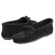 400 [モカシン KILTY SUEDE MOC HARDSOLE （キルティスエードモカシンハードソール） レディース 25.0cm ブラック]
