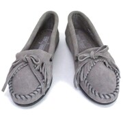401T [モカシン KILTY SUEDE MOC HARDSOLE （キルティスエードモカシンハードソール） レディース 23.0cm ミディアムグレー]