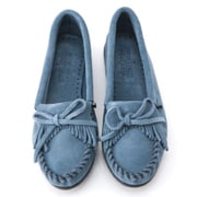 409 [モカシン KILTY SUEDE MOC HARDSOLE （キルティスエードモカシンハードソール） レディース 23.0cm ストームブルー]