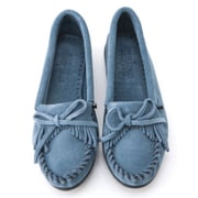 409 [モカシン KILTY SUEDE MOC HARDSOLE （キルティスエードモカシンハードソール） レディース 25.0cm ストームブルー]