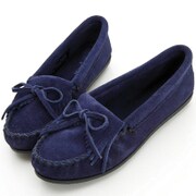 409T [モカシン KILTY SUEDE MOC HARDSOLE （キルティスエードモカシンハードソール） レディース 23.0cm ネイビー]