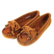 462 [モカシン FEATHER MOC（フェザーモカシン） レディース 23.0cm ブラウン]