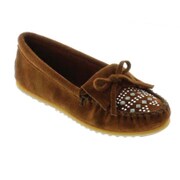 502 [モカシン STUDDED MOC（スタデッドモカシン） レディース 23.0cm ブラウン]