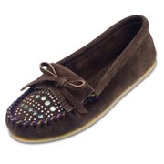 503 [モカシン STUDDED MOC（スタデッドモカシン） レディース 23.0cm ダスティブラウン]