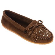 333 [KILTY MOC WITH PEACE SIGN 23cm DustyBrown Suede]