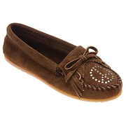 333 [KILTY MOC WITH PEACE SIGN 25cm DustyBrown Suede]