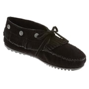 530 [モカシン FRINGED MOC（フリンジモカシン） レディース 25.0cm ブラック]