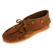 532 [モカシン FRINGED MOC（フリンジモカシン） レディース 23.0cm ブラウン]
