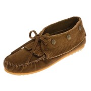 533 [モカシン FRINGED MOC（フリンジモカシン） レディース 23.0cm ダスティブラウン]