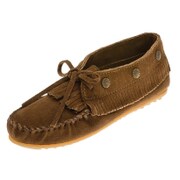 533 [モカシン FRINGED MOC（フリンジモカシン） レディース 26.0cm ダスティブラウン]