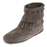 ブーツ DOUBLE FRINGE SIDE ZIP BOOT(ダブルフリンジサイドジップブーツ) レディース 23.0cm グレー 691T