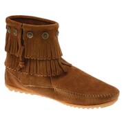 ブーツ DOUBLE FRINGE SIDE ZIP BOOT(ダブルフリンジサイドジップブーツ) レディース 23.0cm ブラウン 692