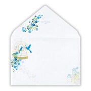 レターパッド用封筒 便箋用封筒 青い鳥 629-762