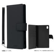 LP-XPZ4LBSBK [Xperia Z4 SO-03G用 ブックタイプ PUレザーケース BOOK SMART(スマート) ブラック]