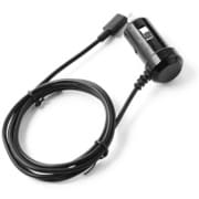 Lightningコネクタ用 車載用充電器 1A出力 1mケーブル iPhone用 充電器 ブラック DC-L01-3K