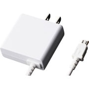 スマートフォン用 急速充電対応 1.8A出力 AC充電器 2.5m ホワイト IAC-18SP03LWN