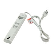 集中スイッチ付タップ USB2個口+コンセント2個口 2m WBS-USB2022SB