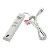 集中スイッチ付タップ USB2個口+コンセント2個口 3m WBS-USB2023SB