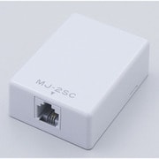 モジュラーコンセント 6極2芯用 コンデンサー付 TEA-021