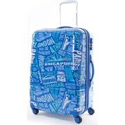 MV+(エムブイ プラス) ハード Spinner 69 旅行日数目安:4~7泊 72/81L TSAロック搭載 BLUE MULTI LANDMARK HS MV+ 31T*71002