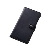 AQUOS ZETA SH-03G用 シンプルブックレザーケース(合皮) ブラック RT-SH03GLBC6/B