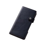 ARROWS NX F-04G用 シンプルブックレザーケース(合皮) ブラック RT-F04GLBC6/B