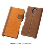 ARROWS NX F-04G用 バイカラー・ブックレザーケース(合皮) ダークブラウン/キャメル RT-F04GLBC7/DKK