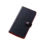 isai vivid LGV32用 ブックレザーケース(合皮) ブラック RT-LGV32LBC1/B