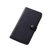 isai vivid LGV32用 シンプルブックレザーケース(合皮) ブラック RT-LGV32LBC6/B