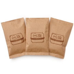 苦みコクパック 生豆時105g×3種類 極深焙煎 細挽