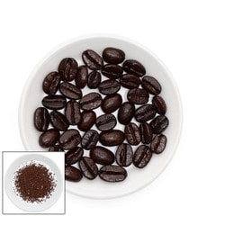 カフェオレブレンド カフェオレ専用 生豆時315g 極深焙煎 細挽