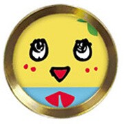 アルミボタンシール 指紋認証対応 [ふなっしー01]